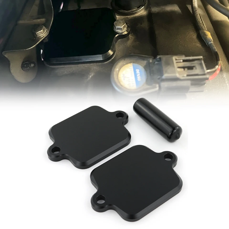 Smog Block Off Cover Treat Fit for Yamaha YZF R1 YZF R1M R1S YZF R6 YZF R6S FZ1 / FZ1 FAZER FZ6R / FZ6 FZER 600 FZ8 FZ10 MT-10