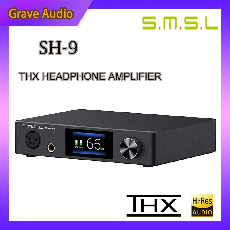 SMSL SH9 zosilňovač slúchadiel THX AAA Technológia RCA/XLR Vstup 6,35 mm DAC vyvážený zosilňovač pre slúchadlá SH9