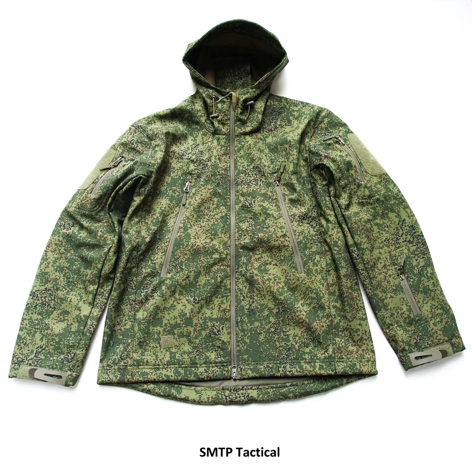 SMTP WZ1 Ruská EMR bunda Russian camo Little Green Man Jacket Russoor Outdoor Softshell Bunda