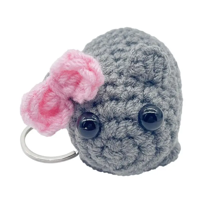 Smutný škrečok plyšový kľúče motýliky škrečok hračky hračky hračky hračky Plushie prívesok roztomilý škrečok