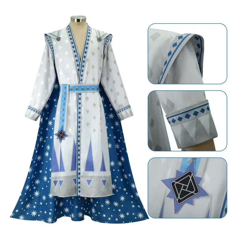 SN66 King Magnifico Asha Cosplay kostým anime kabát pás plášťový súprav