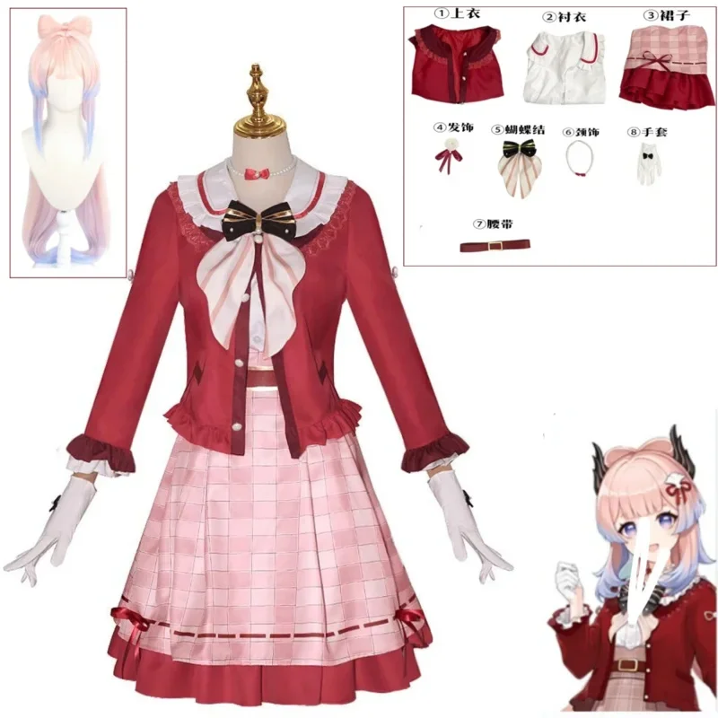 SN88 Game Genshin Impact Sangonomiya Kokomi Cosplay kostým Elegantná sukňa aktivity Party Road Play Ruka na oblečenie Plné set %#2@