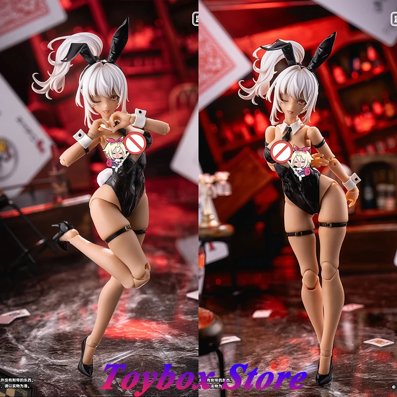 Snail Shell Wonder Festival 2024 Šanghaj 1/12 Black Alieen Rabbit Girl Figurine Mini Montážny model nohy 6 