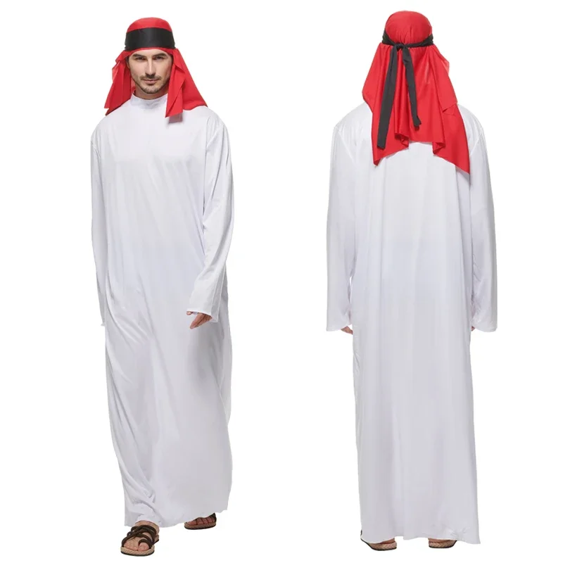 Snavilify dospelých pánske arabské šejky luxusné šaty kostým Halloween kostým pre mužov arabský cosplay 2021 nový príchod GS5991