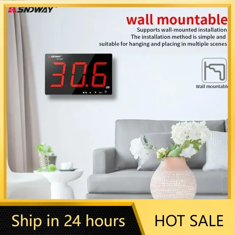 SNDWAY SW-525A/B/G GURET Hladina zvuku 30-130 dB šumu