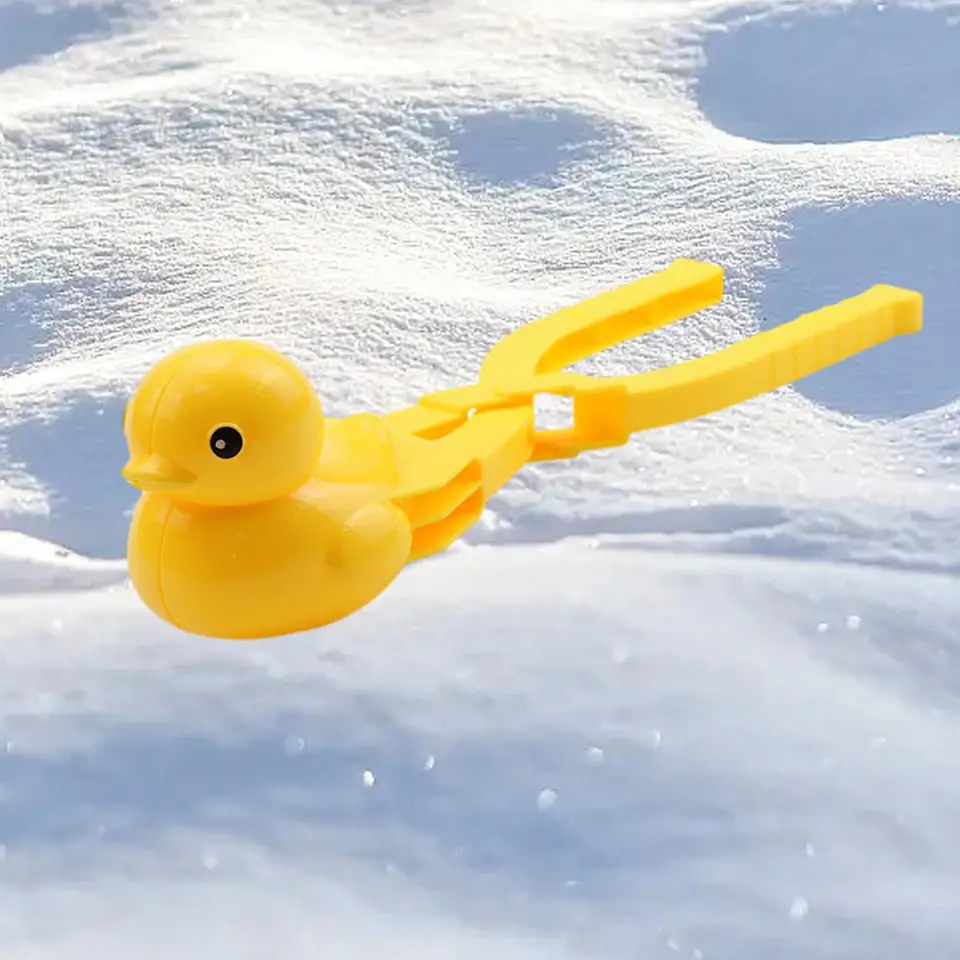 Snehová guľová klip kačice tvar pieskové hlinené plesne Sneh Maker Nástroj na výrobu snehovej gule