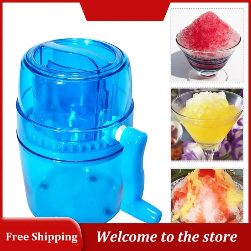 Snehový kužeľ smoothie ľadový blok výroba stroja ľadový holiaci strojček rukoväť ľadového drvenia Multifunkčný prenosný výrobca slz