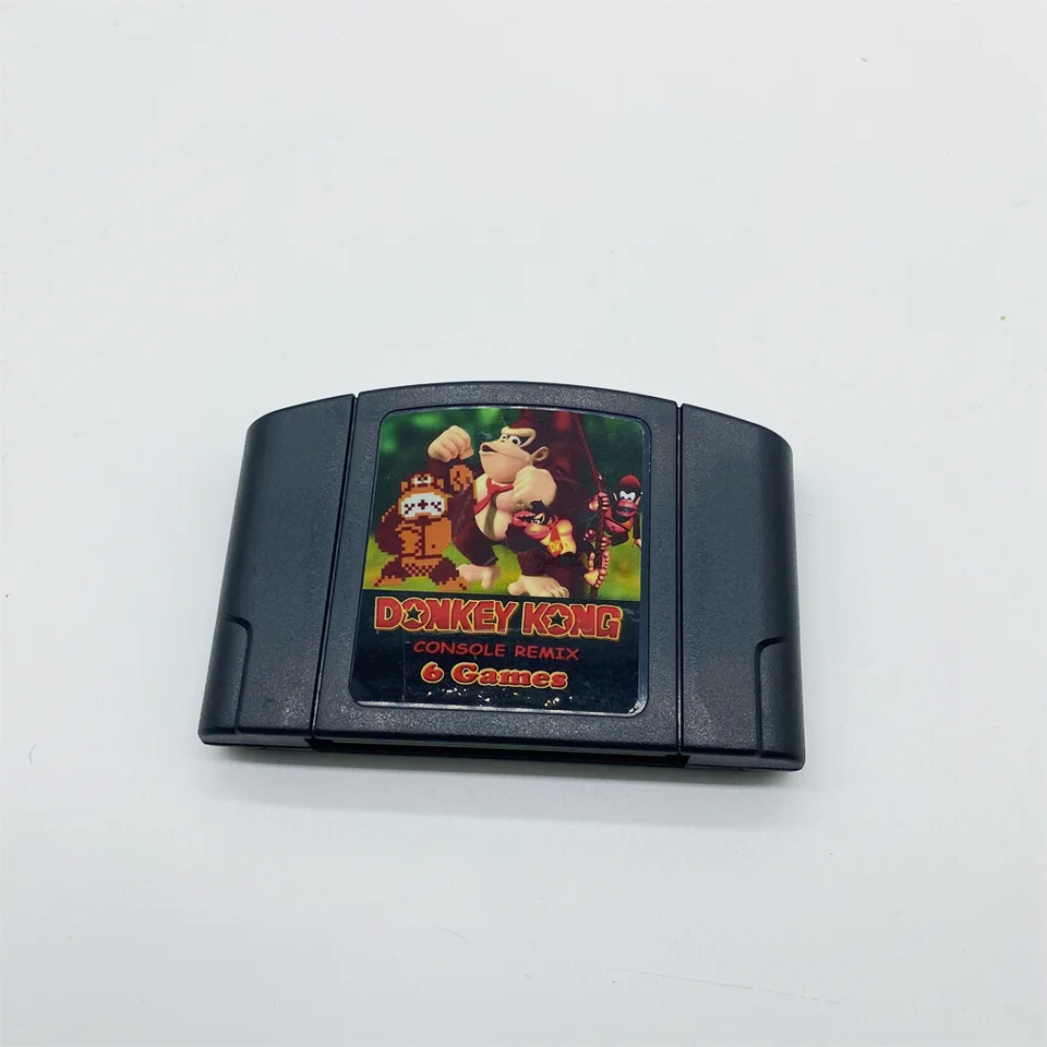 SNES a N64 Donkey Kong Games Multi Game Cabtridge pre konzolu Nintendo 64 NTSC