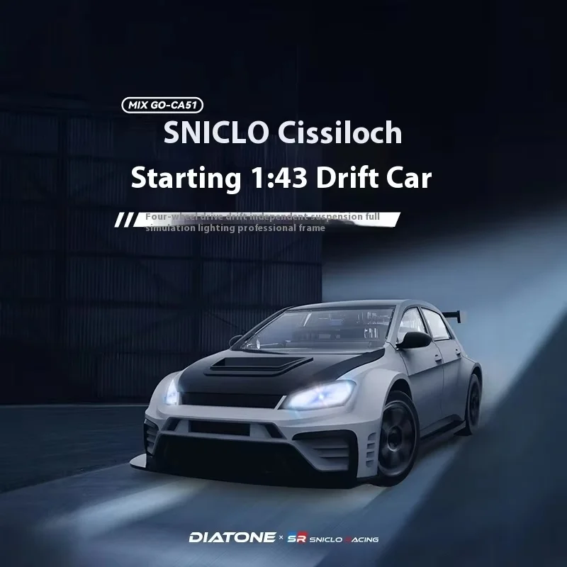 SNICLO CA51 1/43 FPV 4WD Prvá osoba Zobraziť RC CAR 2,4 GHz High Speed ​​Control s hračkou pretekám pre deti pre deti