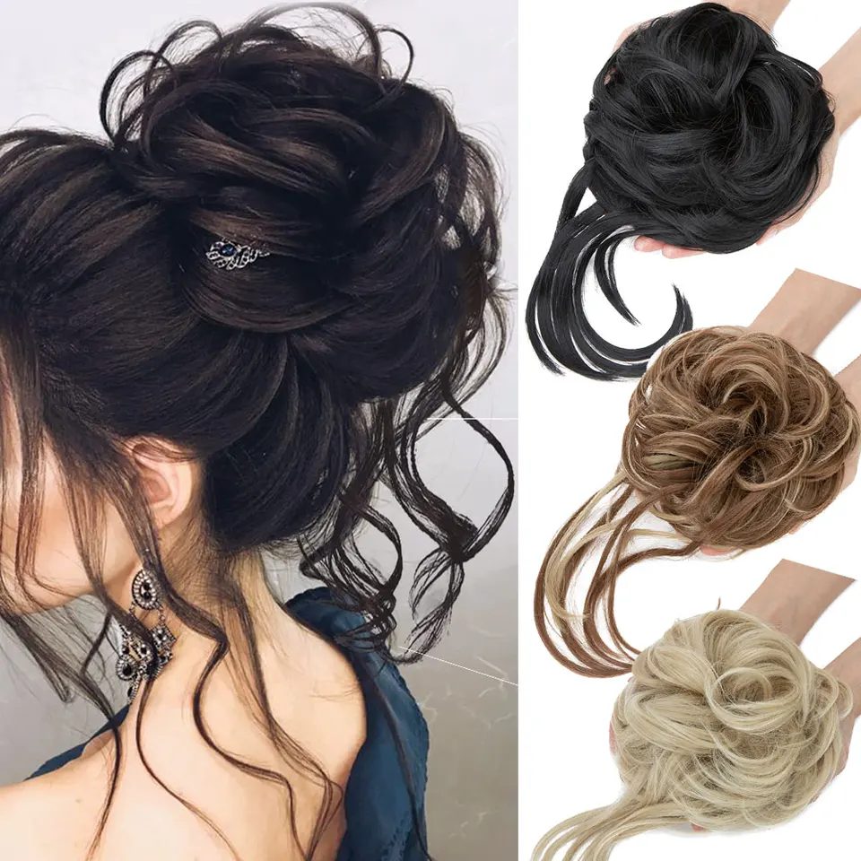 SNOILITE SYNTHETIC NOVÝ MASSY BUN CURLY VLASTNÉ KUPY VYPLATÉ UPDO Rozšírenie