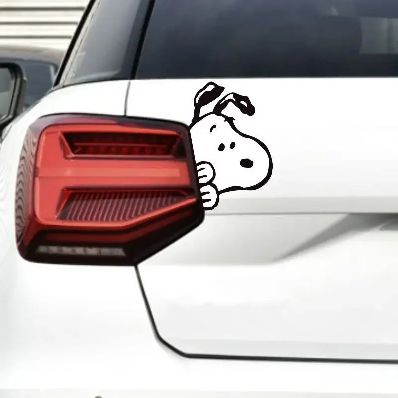 SNOOPY STRECKER SCROSES BLOOD BODY BODNÉ OKNENIE Zadné čelné sklo Reflexné výstražné dekoratívne elektrické vozidlá nálepka
