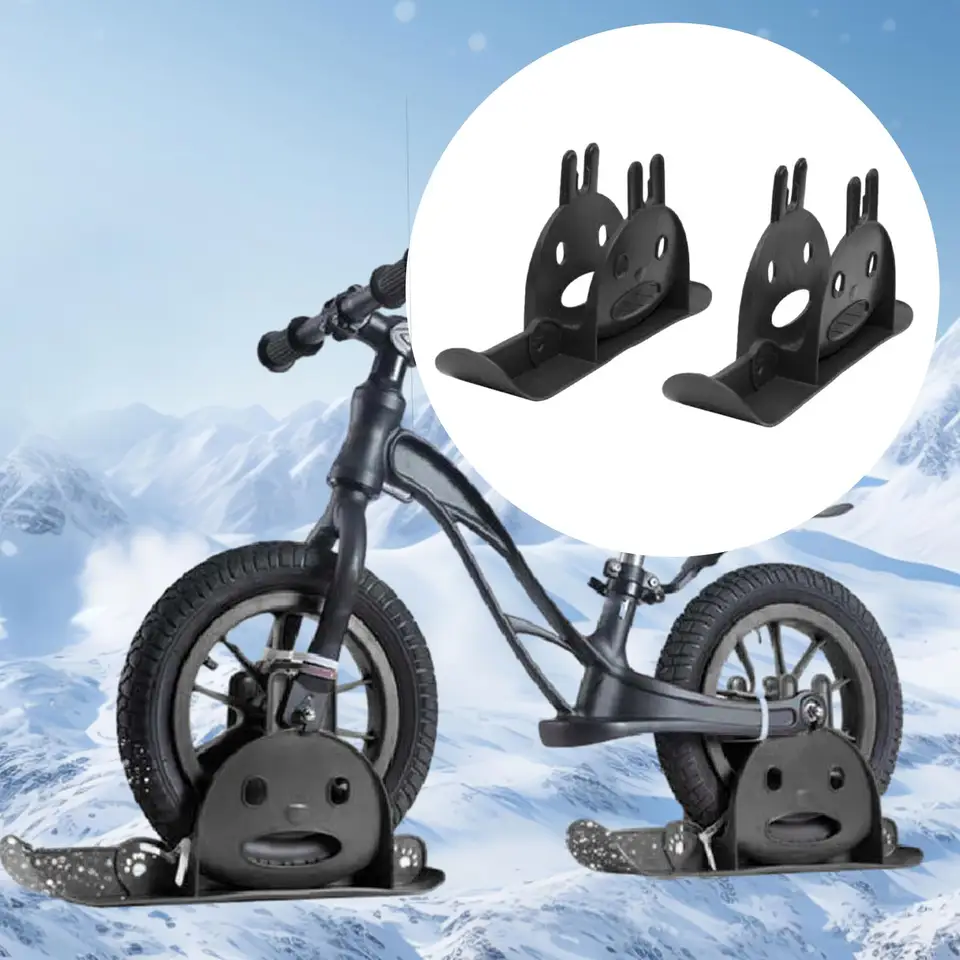 Snow Sledge Board Set Ski Balance Bike Bike Sled Oddierny držiak na bicykle Kids Outdoor z kopca snowboard snowboard
