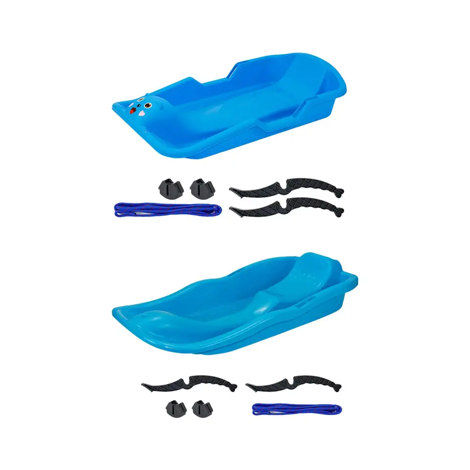 Snow Sledge, Toboggan, lyžiarska doska, sane, ťahanie lanov s brzdami, rukovätiami,
