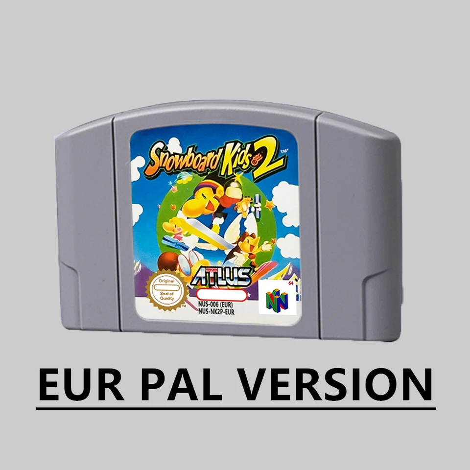 Snowboard Kids 2 pre 64 bitovú hernú kazetu N64 EUR verzia PAL Formát