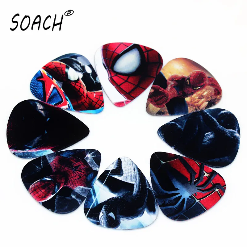 Soach 10ks 0,71 mm vysokokvalitné gitarové výbery dva bočné výbery DIY mix Picks bass gitar Pick Paddle Guitar doplnky