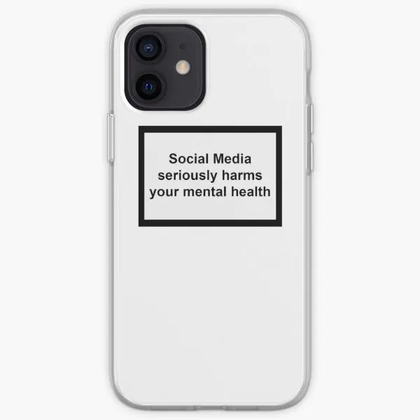Sociálne médiá vážne poškodzujú váš puzdro na mentálny telefón prispôsobiteľné pre iPhone 6 6s 7 8 plus x xs xr max 11 12 13 14 Pro Max Mini
