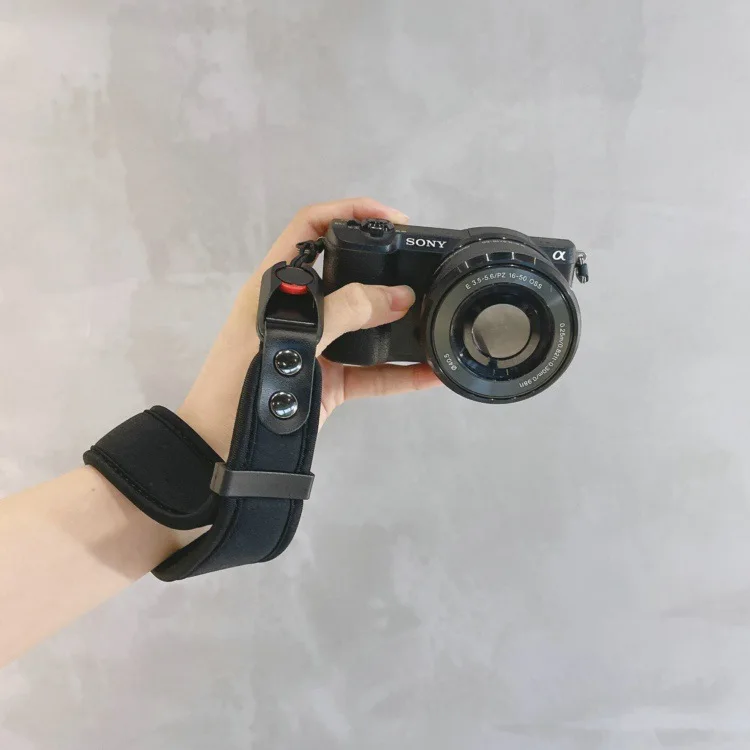 Soft Camera Camera Ručné remienok Ručné remienok Rýchle uvoľnenie ručného pásu pre Canon Nikon Sony Fuji Olympus Pentax DSLR DSLR