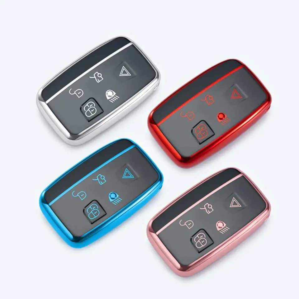 Soft TPU CAR DREH DREH KLYTU PANEČNÉHO DODAČKY PHELLE PRE Land Rover/Range Rover Sport/Evoque Freelander/Jaguar XF XJ XE XJL XFL