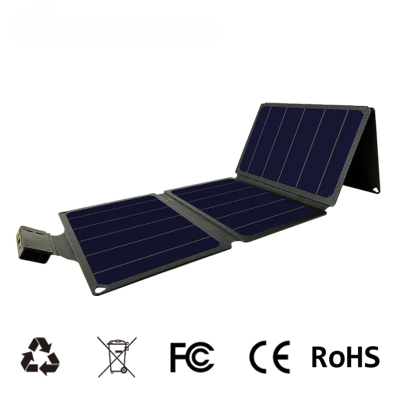 Solar 36W Fold Etfe Outdoor Flowable Witerproof Solar Panel USB Sunpower Prenosná solárna nabíjačka pre mobilný telefón