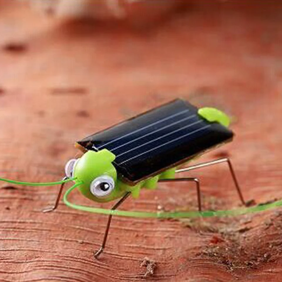 Solar Grasshopper Educational Solar Powed Energy Histor Toy Hrace vyžadoval darček Gadget Darček Novinka vtipná hračka Žiadne batérie pre deti