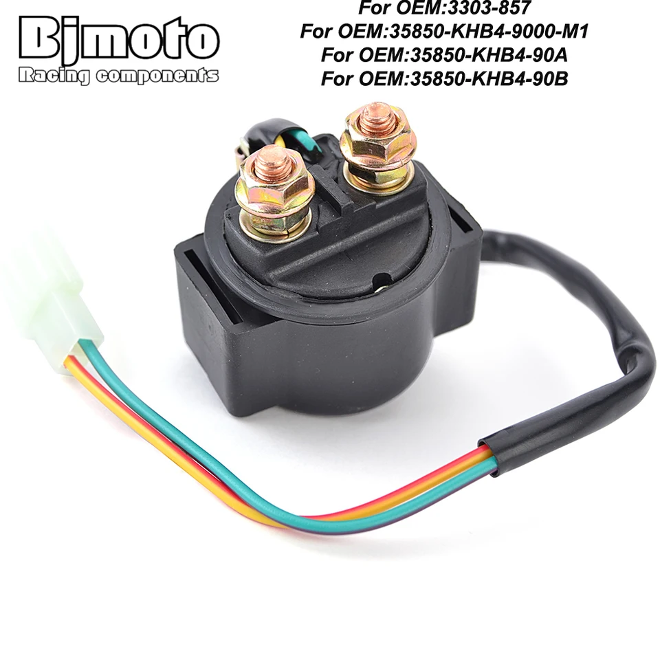 Solenoid štartéra motocykla pre Kymco Dink Street 125i 2009-2016 Maxxer 250 2010-2016 Grand Dink 300 ATV MXER 125 MXU 300