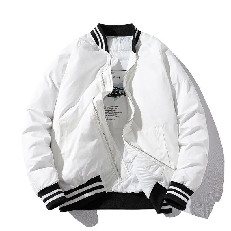 Solid Baseball bunda Men Ženy na jeseň zima príležitostné bunda Men Widbrenaker Coats Fashion College Kórejské páry streetwear muž