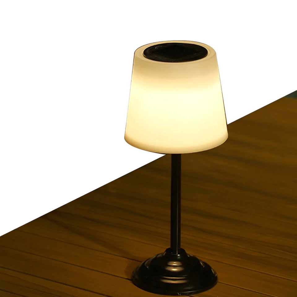 Solárna stolová lampa bezdrôtové nočné stolíky lampa Teplá svetlá kovová nočná lampa s lampu Sleeping Light pre obývaciu izbu v spálni