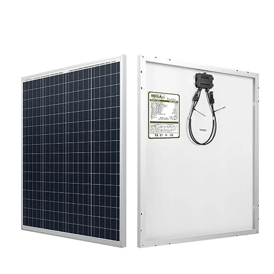 Solárny panel 100W polykryštalický vysoko účinný vodotesný vodotesný z mriežky RVS Námorná loď