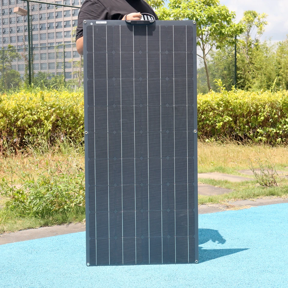 Solárny panel 120W 18V Flexibilné alebo sklenené monokryštalické solárne nabíjačka mimo mriežky pre 12 V batériu RV príves Van Caravan Boat Home