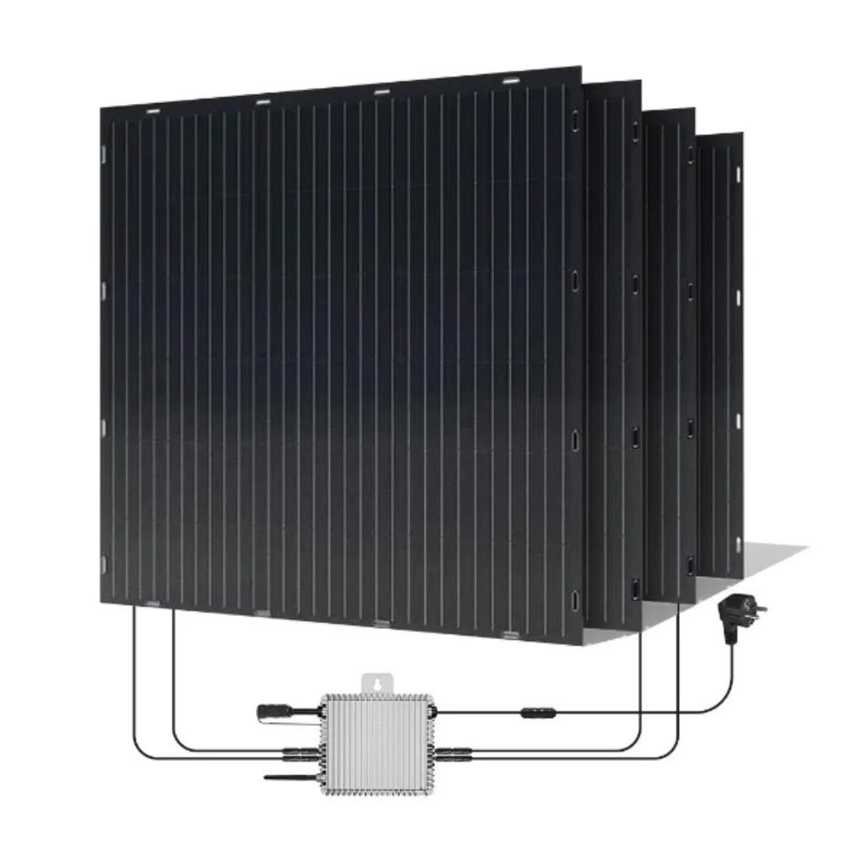Solárny panel Generácia Balkón Malý generovanie energie Systém Semi Flexibilný solárny panel Mikro menič