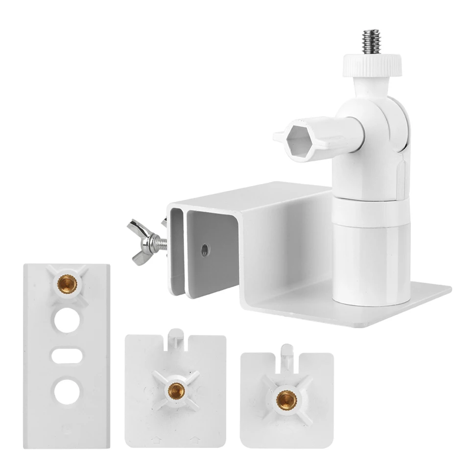 Solárny vonkajší dažďový odkvap držiaka ABS Gutter Mount for Ring Stick-Up Spotlight pre eufycam pre riešenie solárneho panela Arlo