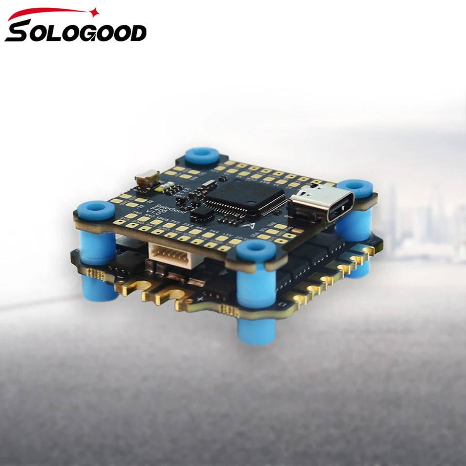 Sológ F405 55A Stack ICM42688P F405 Flight Controller Blheli_s 55a 4in1 ESC2-6S pre FPV Drone QuadCopter lietadlo DIY