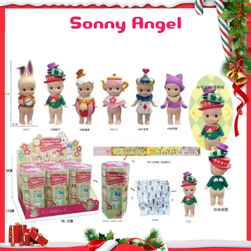 Sonny Angel v ríši divov, bábiky Doll Hračky Doll Hračky roztomilé anime akčné figúrky Figuríny Dolls Desktop vianočné hračky pre bábiky