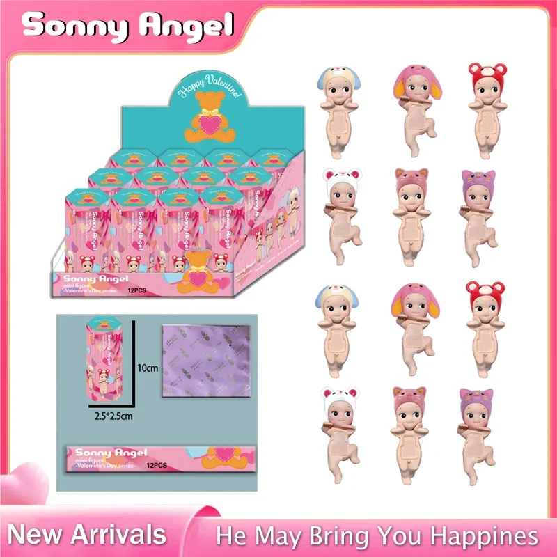 Sonny Angel Valentine Day Series slepá boxová plocha pre stolú obrazovku Doll Figure Automobilové ozdoby