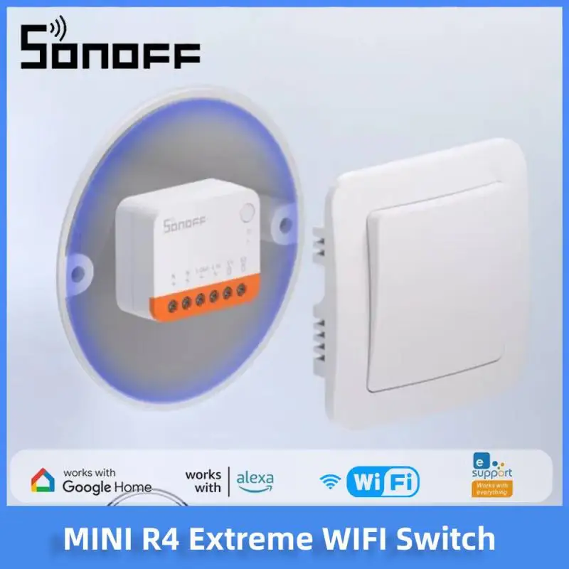 Sonoff Mini R4 WiFi Switch Modul Smart Wi-Fi 2 Way Switch Smart Home 1-10ks Works R5 S-Mate Wireless Control Alexa Google Home