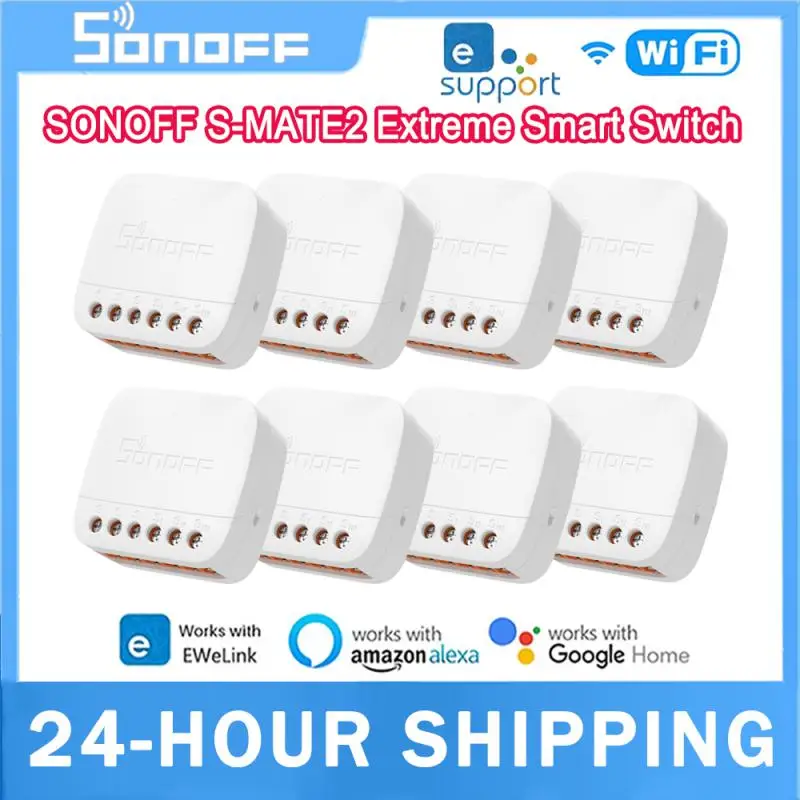 Sonoff S-Mate2 Mini Switch Switch Mate Smart Home Scene Linkage Podpora Mechanický prepínač ewelink diaľkové ovládanie Alexa Smartthings