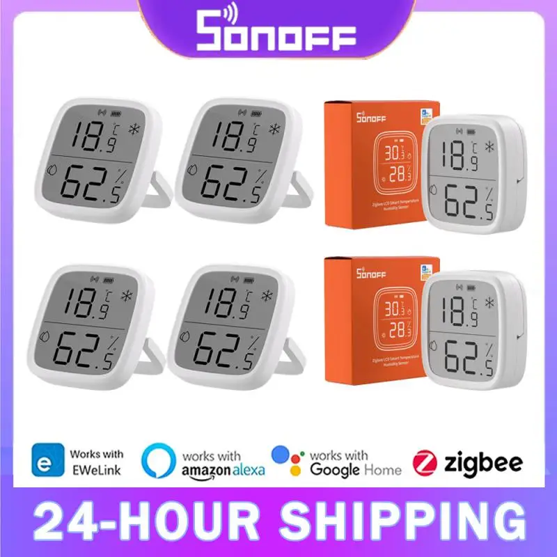 SONOFF SNZB-02D/SNZB-02P ZIGBEE SMART CETEGLE SENZOR SENZOR pre ZBBRIGE-P EWELINK Alexa Google Home Assistant Alice Alice Alice