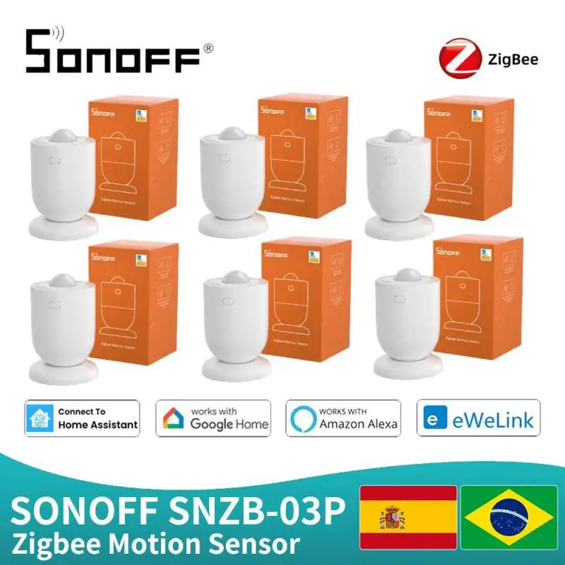SONOFF SNZB-03P ZIGBEE PIR SENSOR 5-S PRETECTION Rýchlejšia detekcia Smart Home Security Prítomnosť Senzor Práca s Alexa Google MQTT