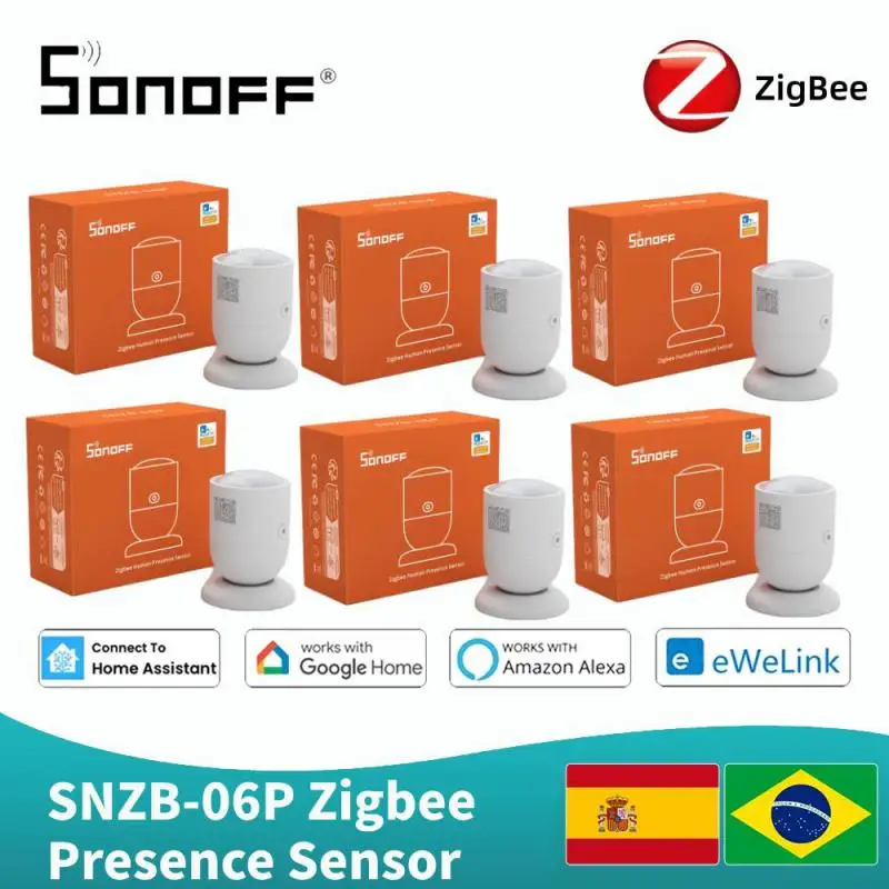 SONOFF SNZB-06P ZIGBEE RADAR HUMNAN SNDOR SNÚTORNÝ SENSOR ZVLÁDENÝ SLEDNÝ SLEDNÝ PODPORU Alexa Google Home Assistant Smartthings Alice Alice