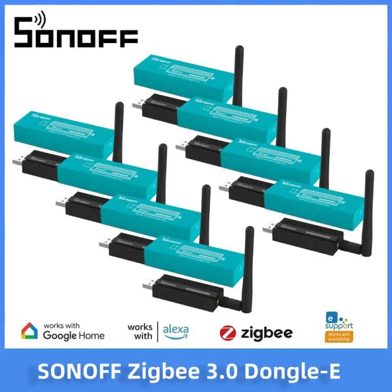 Sonoff ZB Dongle-e USB Dongle Plus Zigbee 3.0 Universal Gateway Support Home Assistant Zigbee2MQTT Raspbian Ubuntu MacOS
