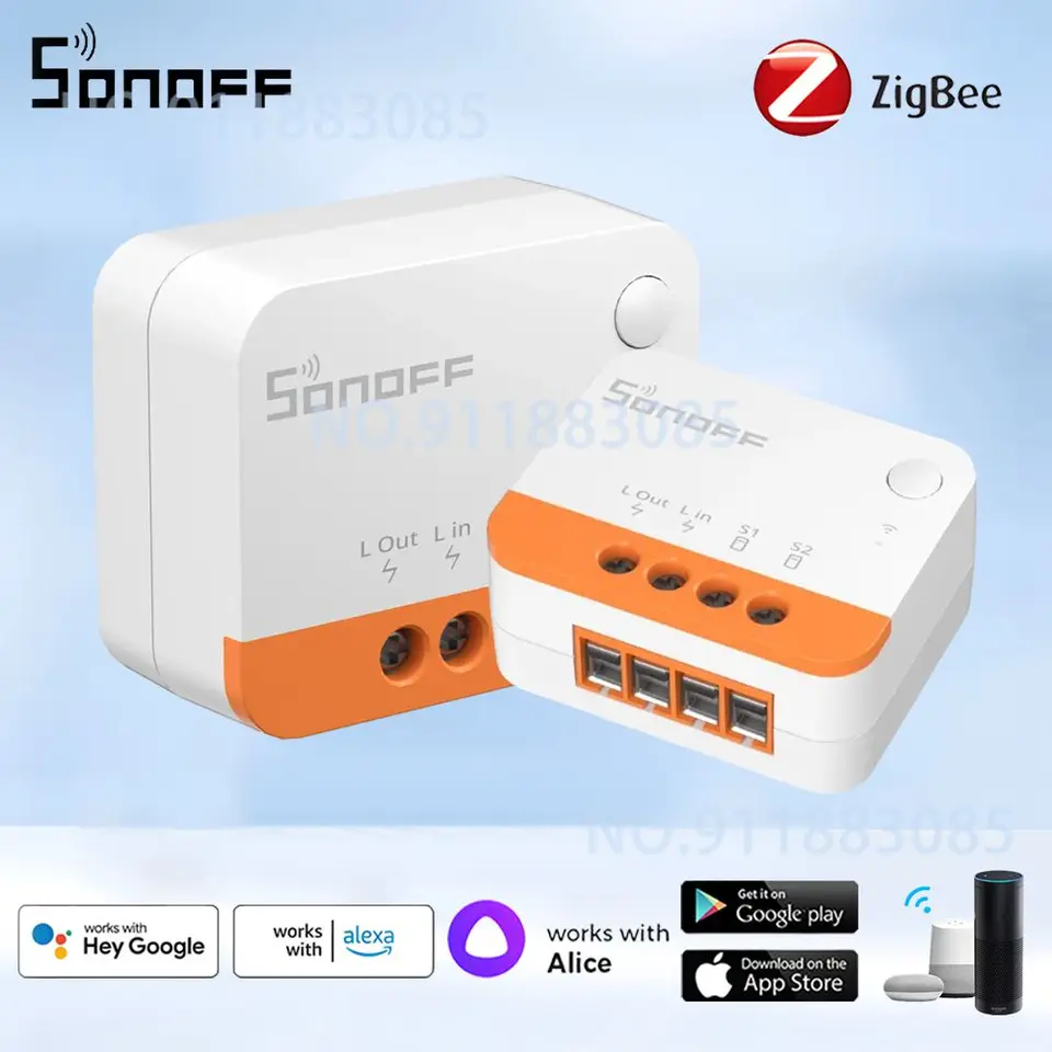Sonoff Zbminil2 Zigbee DIY inteligentný prepínač Modul Mini Wireless Dvojcestné prepínače aplikácie pre diaľkové ovládanie relé pre Alice Alexa Google Home