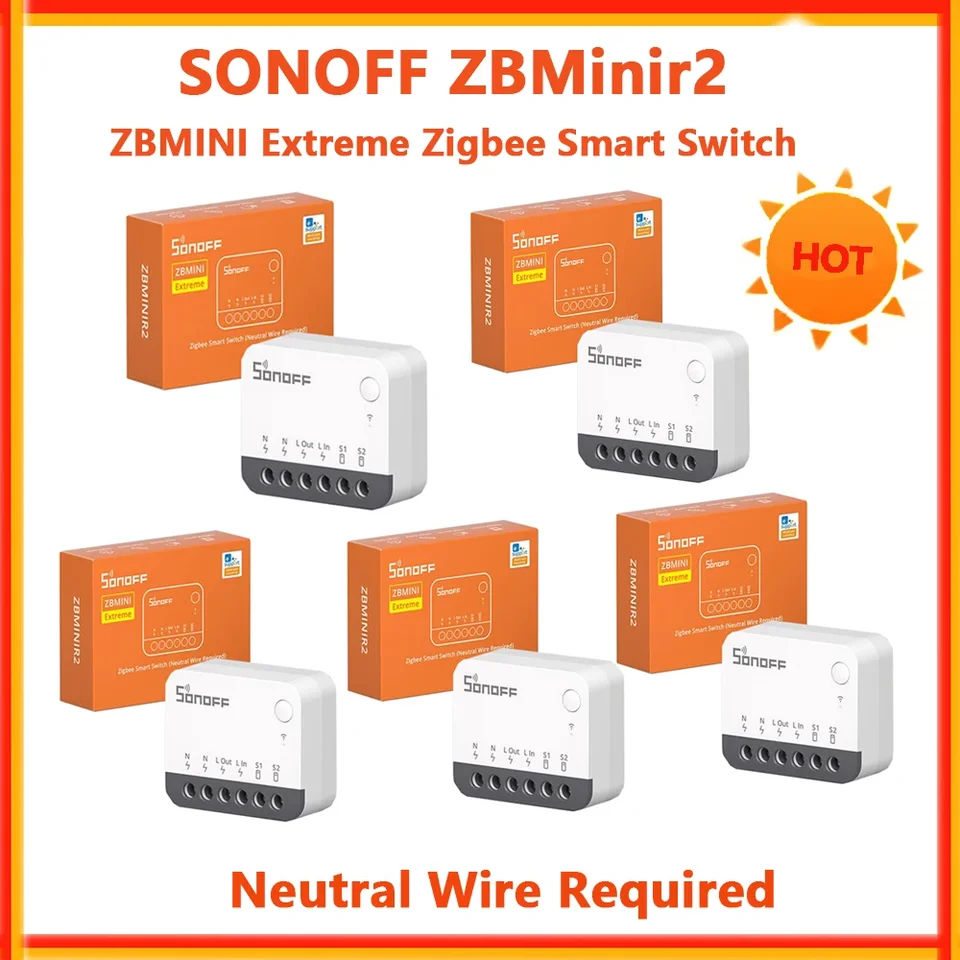 Sonoff Zbminir2 Extreme Zigbee 3.0 Smart Switch External Switch Ovládanie režimu režim režimu Smart Home Modul cez Ewelink Alexa