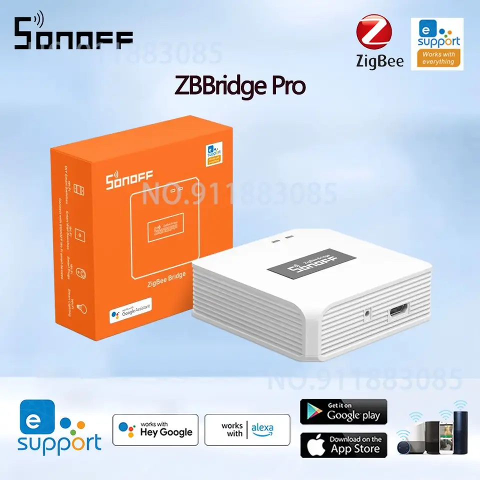 Sonoff Zigbee Bridge Pro Zbbridge-P Smart Home Bridge Hub umožňuje podporu podskupiny Ewelink App Alexa Google Home Smartthings