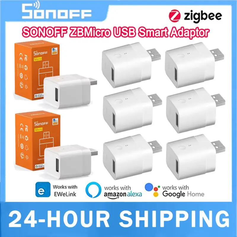 Sonoff ZigBee Zbmicro 5V Wireless Inteligentný adaptér USB USB napájací adaptér funguje Ewelink App Alexa Google Home pre inteligentný domov