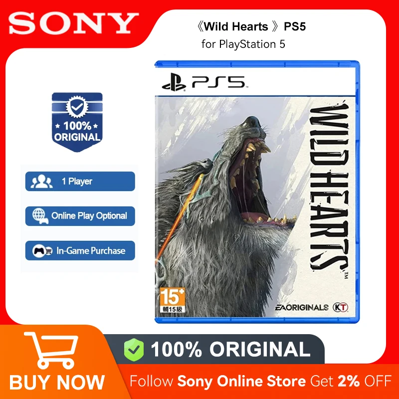 Sony PlayStation 5 Game Wild Hearts PS5 Game Deals for Platform PlayStation 5 PS 5 Game Disks PS5 Wild Hearts