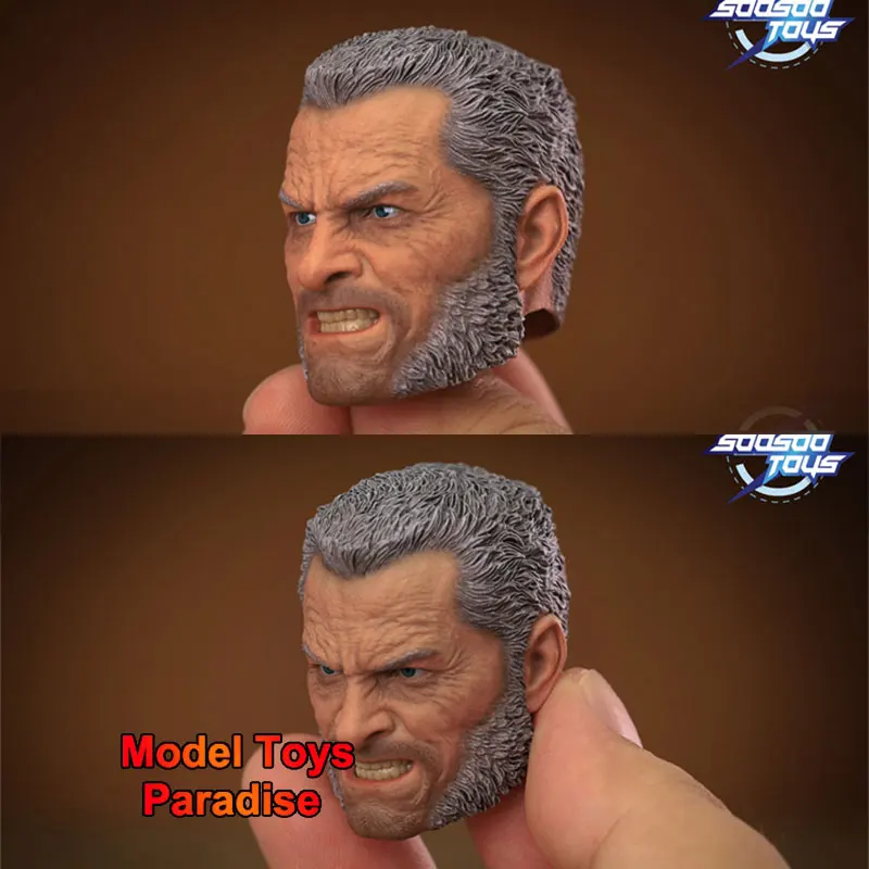 SoosooToys SSH-003 1/6 Men Soldier Wolverine Head Head Sculp Sculp