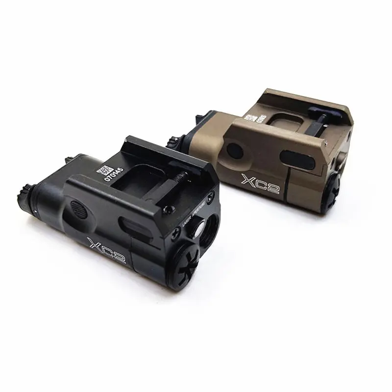 SOTAC SF XC2 laserové svetlo Kompaktné pištoľové svetlo s červeným bodovým laserom LED LED Mini biele svetlo 200 lumens Weapon Light