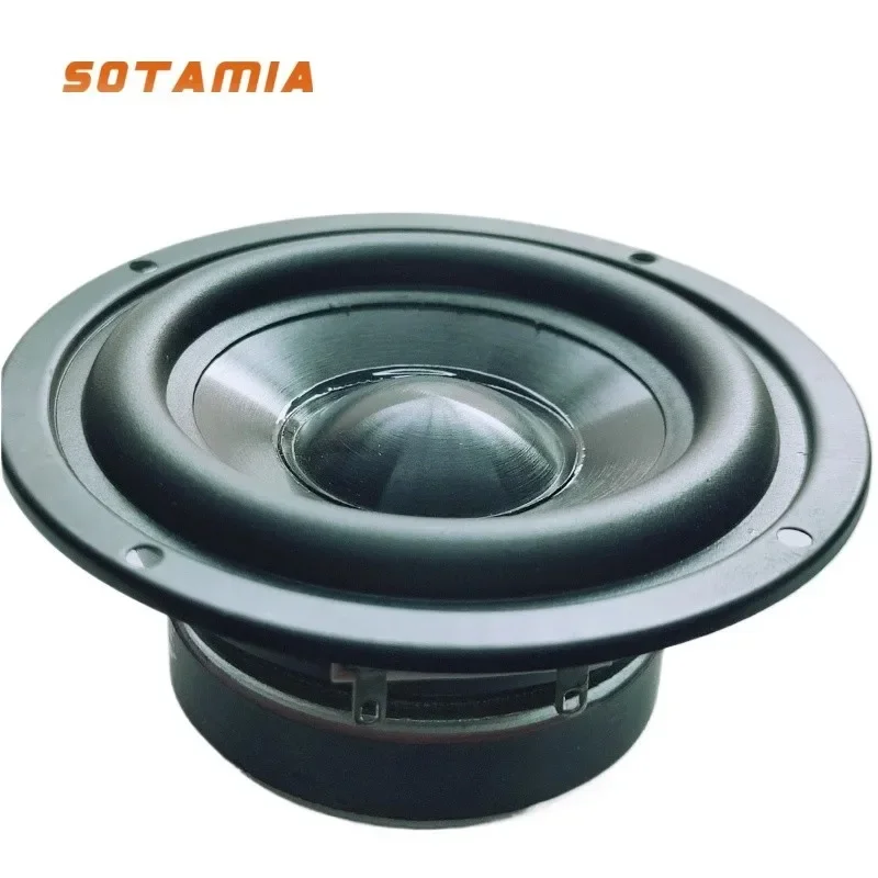Sotamia 1ks 3 palcový reproduktor stredného basového reproduktora 4 Ohm 15 W multimediálny basový reproduktor pre Bluetooth reproduktor Audio Hifi Sound Hudba