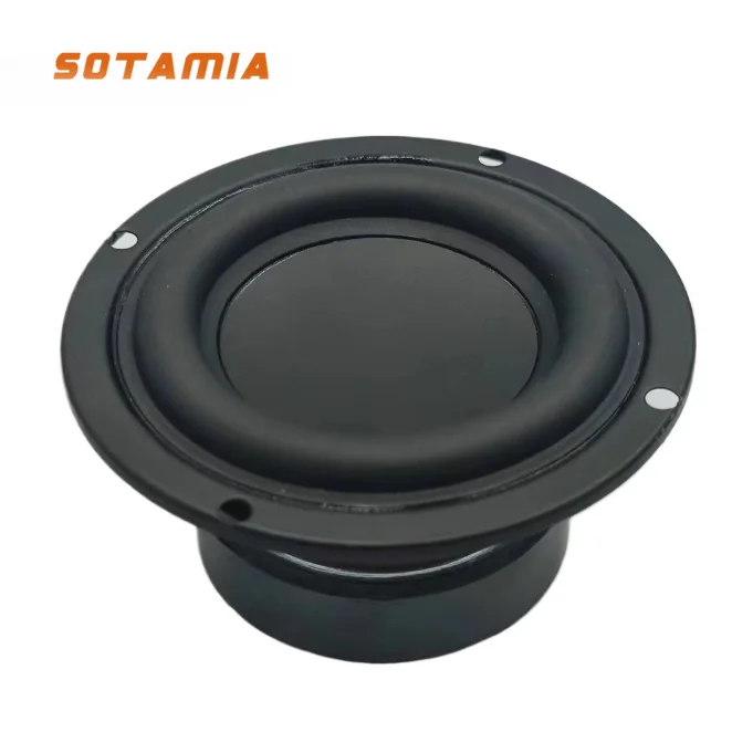 Sotamia 1ks 3 palcový stredný reproduktorový reproduktor Audio 4 Ohm 15W nepremokavý reproduktor DIY Bluetooth Soundbar Hifi Music Loudspeaker