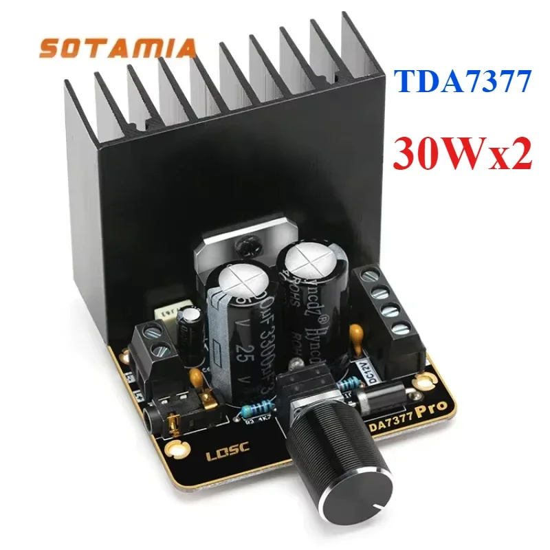 SOTAMIA TDA7377 Výkonový zosilňovač trieda AB MINI AMP 30WX2 HIFI Stereo zosilňovač reproduktor Amplify Home Music Audio Amplificador